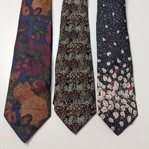 floral vintage tie lot